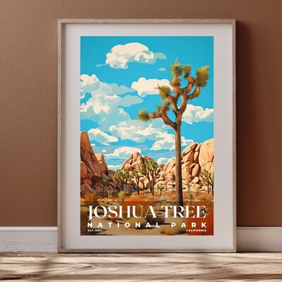Joshua Tree National Park Poster, Travel Art, Office Poster, Home Decor | S6 - image4